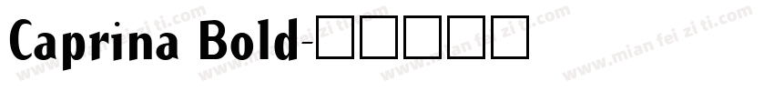 Caprina Bold字体转换
